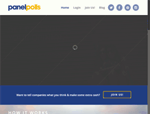 Tablet Screenshot of panelpolls.com